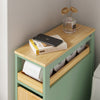 SoBuy NSR14-GR Carrito Auxiliar Multiusos con Ruedas Verde 50x20x79 cm