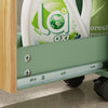 SoBuy NSR14-GR Carrito Auxiliar Multiusos con Ruedas Verde 50x20x79 cm