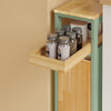 SoBuy NSR14-GR Carrito Auxiliar Multiusos con Ruedas Verde 50x20x79 cm