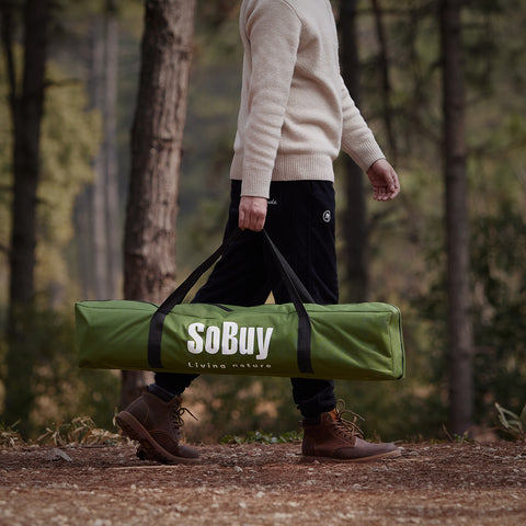 SoBuy OGS32-GR Tienda de campaña Flotante Colchon Inflable para 1 persona
