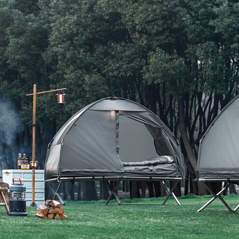 Colchão inflável para barraca de acampamento flutuante SoBuy OGS32-HG para 1 pessoa