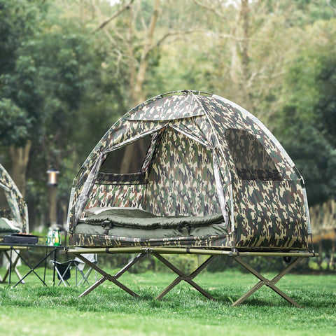 SoBuy OGS32-TN Barraca de acampamento Camuflagem Tendas iglu para 1 pessoa