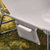 Pré-venda-SoBuy OGS48-MI Espreguiçadeira dobrável com encosto reclinável e guarda-sol