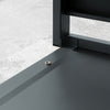 SoBuy OGS63-DG Cobertizo de Basura Puerta cerrable Gris Oscuro 69x80x116 cm