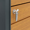 SoBuy OGS63-N Armario modular de exterior para reciclaje con efecto madera 69x80x116 cm