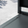SoBuy OGS64-N Armario para cubos de reciclaje con efecto madera Gris Oscuro 134x80x116 cm