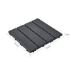 SoBuy SDA14-HG Suelo para Terraza Exterior 15 Piezas Gris 30.5x30.5x2 cm