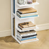 SoBuy STR14-H-W Estantería blanca de 7 niveles Librería estrecha con baldas 30x32.5x146.8 cm