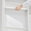 SoBuy STR16-W Armario de pared blanco suspendido multiusos con 4 estantes ajustables 70x25.1x70.2 cm