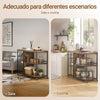 SoBuy SVW18-II-F Carrito de Servicio Camarera con Ruedas con 5 Estantes