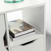 SoBuy FBT105-W Suporte de impressora para gabinete de arquivo para escritório doméstico