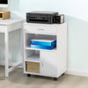 SoBuy FBT106-W Suporte de impressora para gabinete de arquivo para escritório doméstico