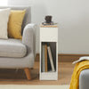 Pré-venda-SoBuy FBT111-WNx2 Conjunto de 2 mesas de cabeceira com 1 gaveta branca e madeira