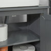 SoBuy FRG202-DG armário de montagem inferior 2 portas cinza