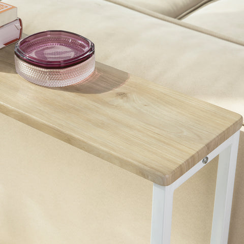 SoBuy FSB19-Z Mesa de Entrada Color de madera/blanco