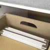 SoBuy FSR23-W sapateira com almofadas acolchoadas e 3 caixas brancas