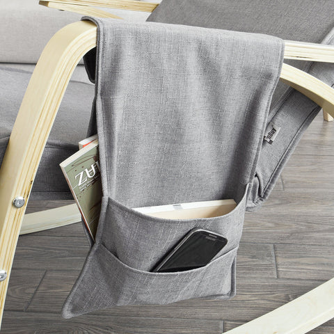 SoBuy FST18-DG cadeira de balanço cinza