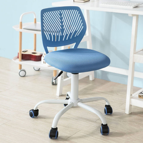 SoBuy FST64-BL cadeira de escritório com altura ajustável azul
