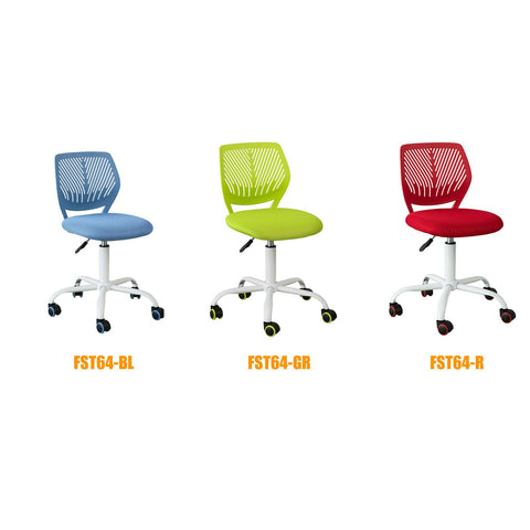 SoBuy FST64-R cadeira de escritório ajustável altura 77-89 cm