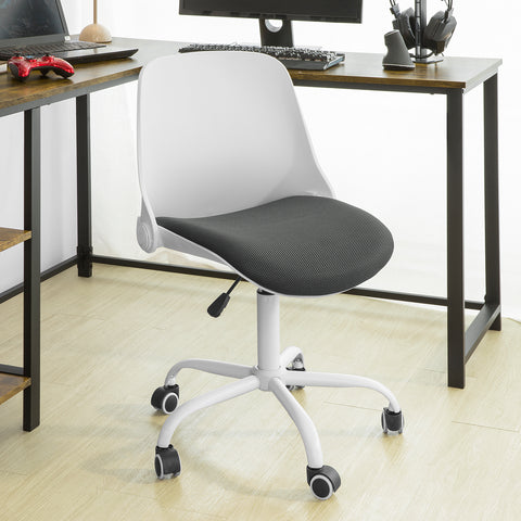 Cadeira de escritório ergonômica SoBuy FST87-W com encosto dobrável