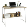 SoBuy FWT34-N Mesa de escritorio con 2 estantes