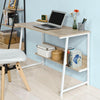 SoBuy FWT34-N Mesa de escritorio con 2 estantes