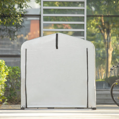 SoBuy KLS11-L Outdoor Bike Tendas na cor prata 151x219 x165cm