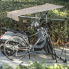 SoBuy KLS13 Outdoor Bike Shelter Biege 190 x 136 x 160 cm