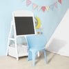 SoBuy KMB12-Bx2 Set de 2 Silla Infantil con diseño de Elefante Azul