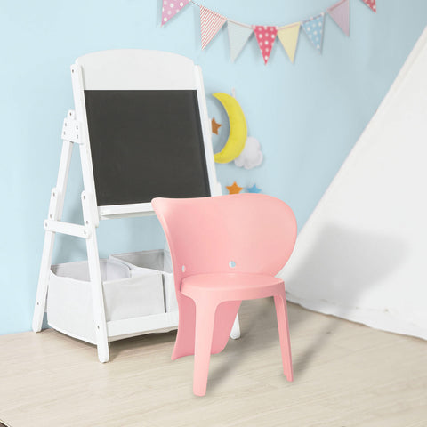SoBuy KMB12-PX2 Conjunto de 2 cadeiras infantis com design de elefante