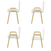 SoBuy KMB24-Wx2 Cadeiras para Crianças x2 com 4 Alturas de Assento Diferentes 23-35 cm