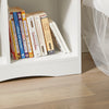 SoBuy KMB57-W Estantería Infantil para Libros con 3 compartimientos y 1 Estante