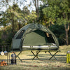 Barraca de acampamento flutuante SoBuy OGS32-GR com colchão inflável para 1 pessoa
