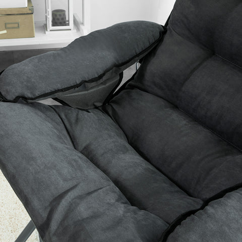 Cadeira SoBuy OGS55-HG com encosto ajustável e apoio para os pés reclinável