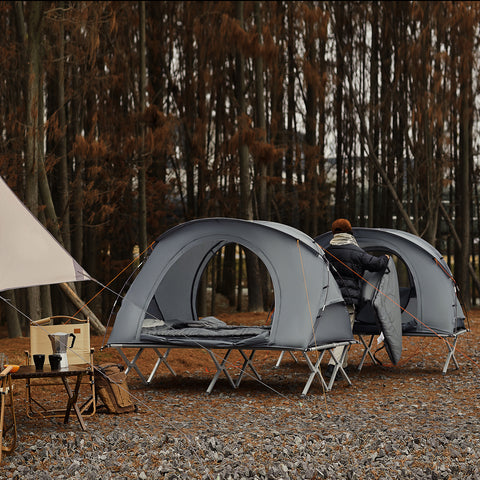 Tenda de acampamento pré-venda-SoBuy OGS60-L-HG para 2 pessoas