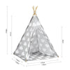SoBuy OSS03-A01 Tenda Infantil Interna Cinza